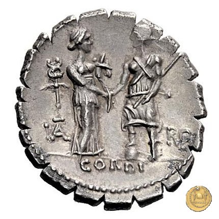 403/1 - denario Q. Fufius Calenus / P. Mucius Cordus 70 a.C. (Roma)