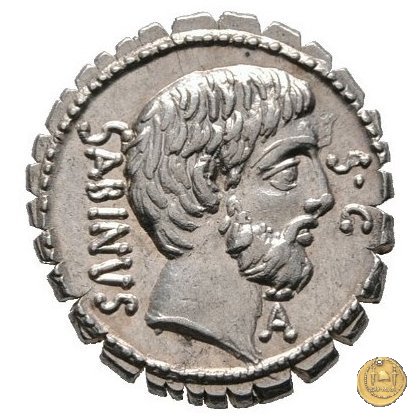 404/1 - denario T. Vettius Sabinus 70 BC (Roma)