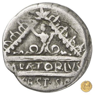 405/1 - denario M. Plaetorius M.f. Cestianus 69 BC (Roma)