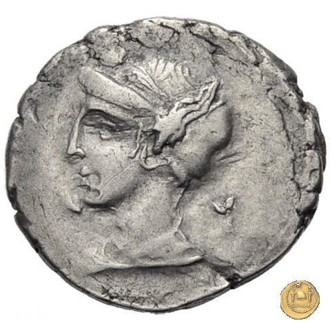 405/1 - denario M. Plaetorius M.f. Cestianus 69 BC (Roma)