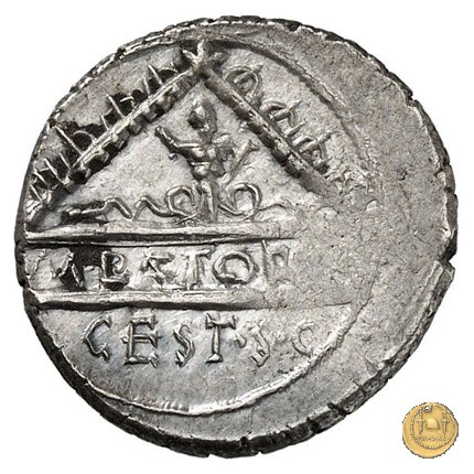 405/1 - denario M. Plaetorius M.f. Cestianus 69 BC (Roma)