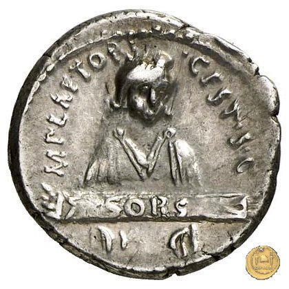 405/2 - denario M. Plaetorius M.f. Cestianus 69 BC (Roma)