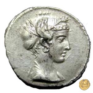 405/3 - denario M. Plaetorius M.f. Cestianus 69 BC (Roma)