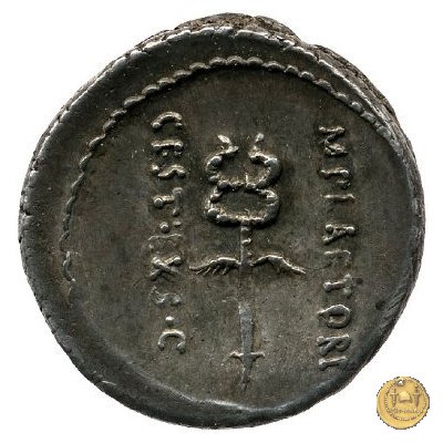 405/3 - denario M. Plaetorius M.f. Cestianus 69 BC (Roma)