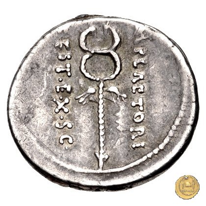 405/3 - denario M. Plaetorius M.f. Cestianus 69 BC (Roma)