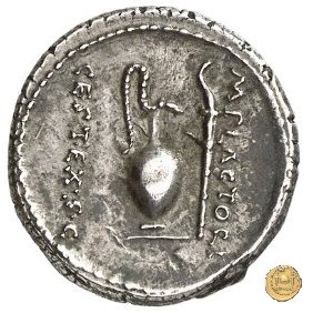 405/4 - denario M. Plaetorius M.f. Cestianus 69 BC (Roma)