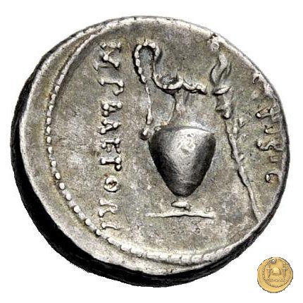 405/4 - denario M. Plaetorius M.f. Cestianus 69 BC (Roma)