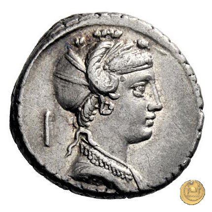 405/4 - denario M. Plaetorius M.f. Cestianus 69 BC (Roma)