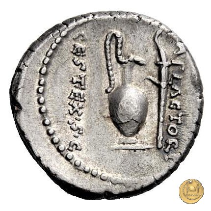 405/4 - denario M. Plaetorius M.f. Cestianus 69 BC (Roma)