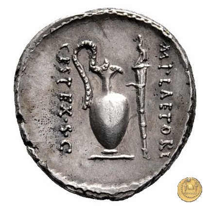 405/4 - denario M. Plaetorius M.f. Cestianus 69 BC (Roma)