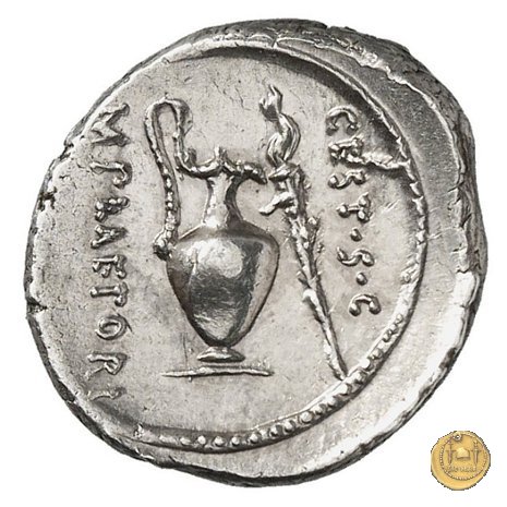 405/4 - denario M. Plaetorius M.f. Cestianus 69 BC (Roma)