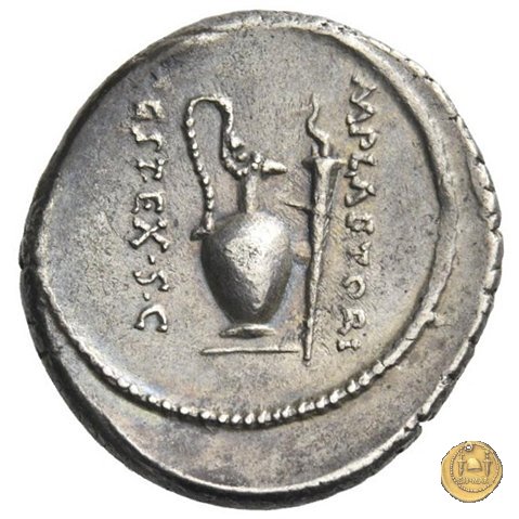 405/4 - denario M. Plaetorius M.f. Cestianus 69 BC (Roma)