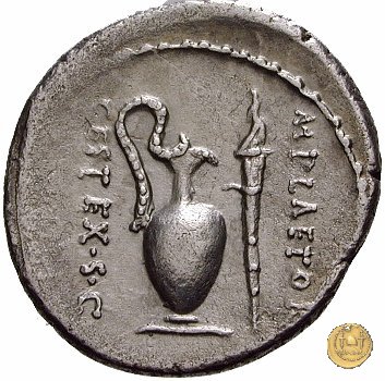 405/4 - denario M. Plaetorius M.f. Cestianus 69 BC (Roma)