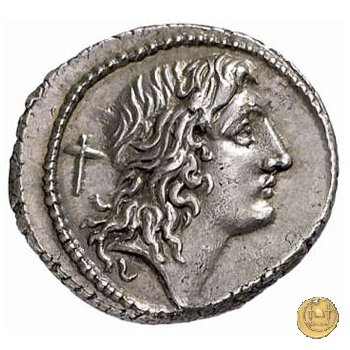 405/5 - denario M. Plaetorius M.f. Cestianus 69 BC (Roma)