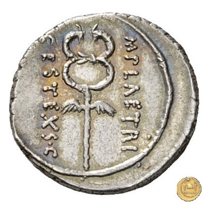 405/5 - denario M. Plaetorius M.f. Cestianus 69 BC (Roma)