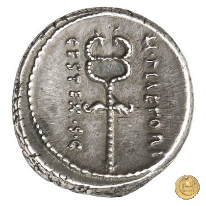 405/5 - denario M. Plaetorius M.f. Cestianus 69 BC (Roma)