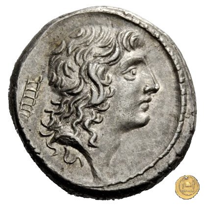 405/5 - denario M. Plaetorius M.f. Cestianus 69 BC (Roma)