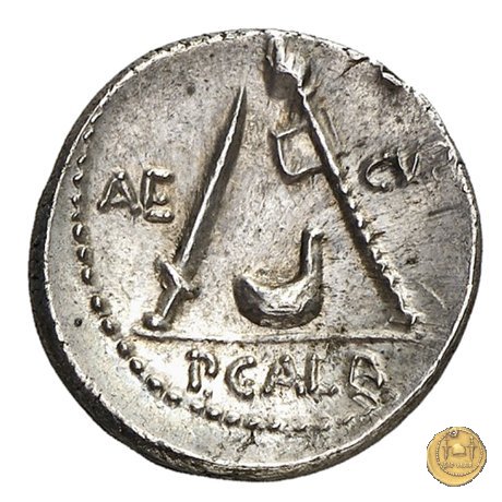 406/1 - denario P. Sulpicius Galba 69 BC (Roma)