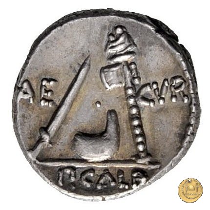 406/1 - denario P. Sulpicius Galba 69 BC (Roma)