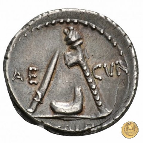 406/1 - denario P. Sulpicius Galba 69 BC (Roma)