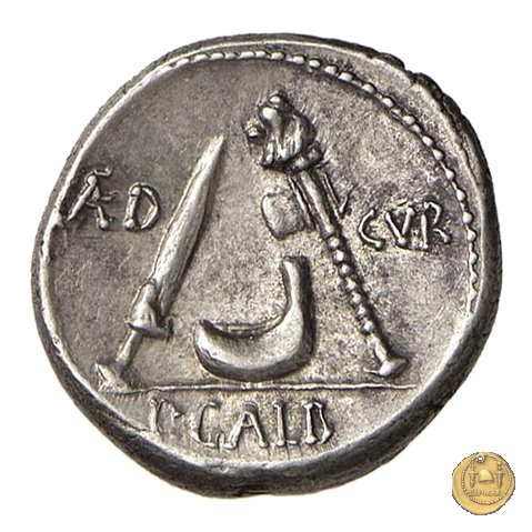 406/1 - denario P. Sulpicius Galba 69 BC (Roma)