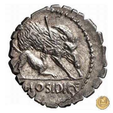 407/1 - denario C. Hosidius C.f. Geta 68 BC (Roma)