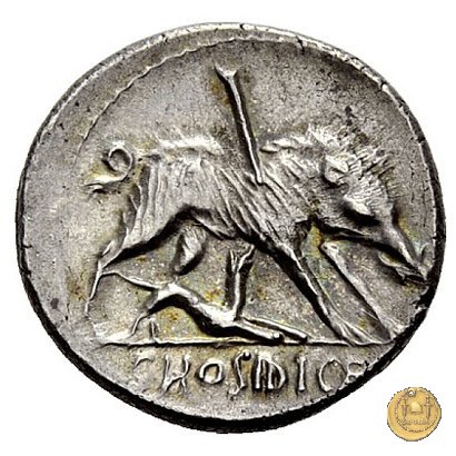 407/2 - denario C. Hosidius C.f. Geta 68 BC (Roma)