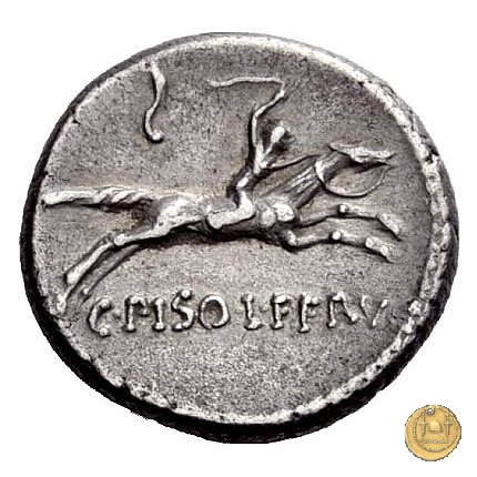 408/1 - denario C. Calpurnius Piso L.f. Frugi 67 BC (Roma)