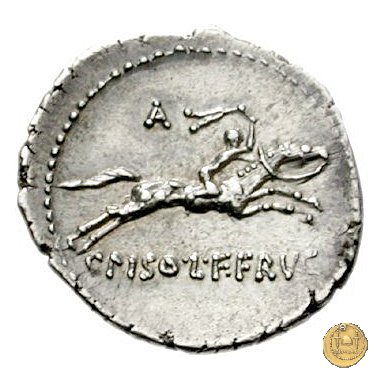 408/1 - denario C. Calpurnius Piso L.f. Frugi 67 BC (Roma)