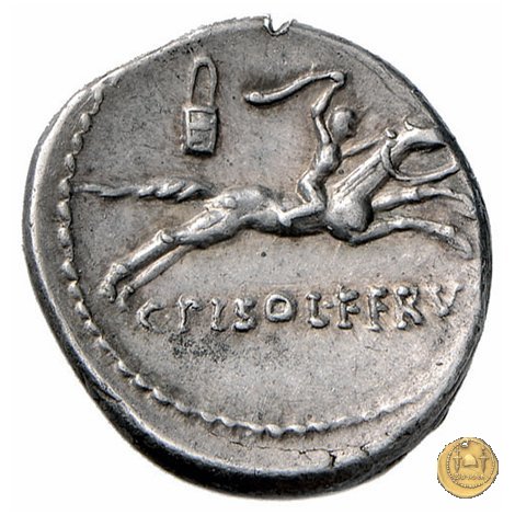 408/1 - denario C. Calpurnius Piso L.f. Frugi 67 BC (Roma)