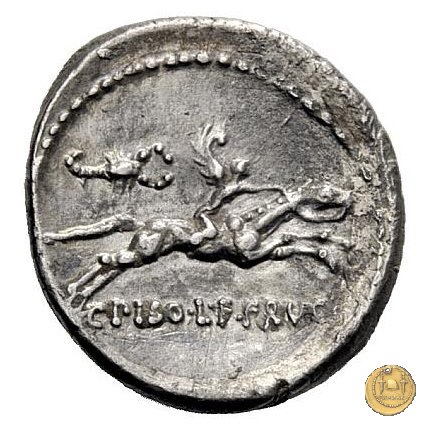 408/1 - denario C. Calpurnius Piso L.f. Frugi 67 BC (Roma)