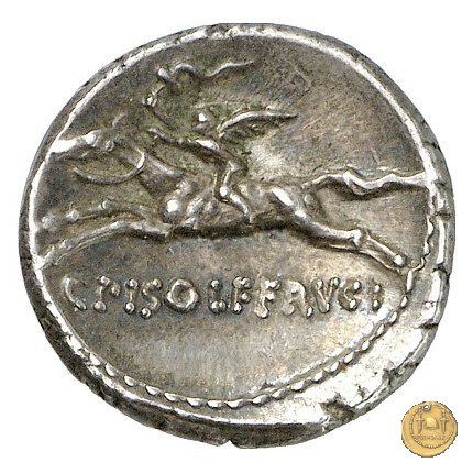 408/1 - denario C. Calpurnius Piso L.f. Frugi 67 BC (Roma)