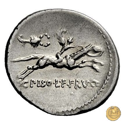 408/1 - denario C. Calpurnius Piso L.f. Frugi 67 BC (Roma)