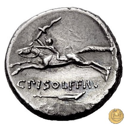 408/1 - denario C. Calpurnius Piso L.f. Frugi 67 BC (Roma)