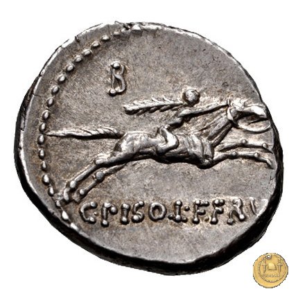 408/1 - denario C. Calpurnius Piso L.f. Frugi 67 BC (Roma)