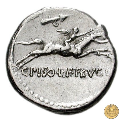 408/1 - denario C. Calpurnius Piso L.f. Frugi 67 BC (Roma)