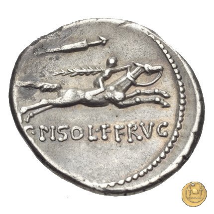 408/1 - denario C. Calpurnius Piso L.f. Frugi 67 BC (Roma)