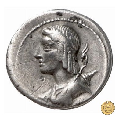 408/1 - denario C. Calpurnius Piso L.f. Frugi 67 BC (Roma)