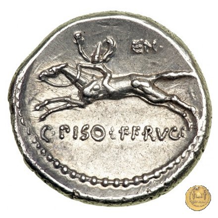 408/1 - denario C. Calpurnius Piso L.f. Frugi 67 a.C. (Roma)