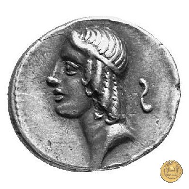 408/1 - denario C. Calpurnius Piso L.f. Frugi 67 BC (Roma)