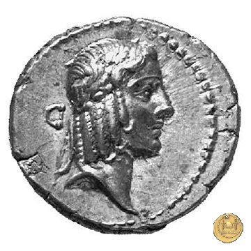 408/1 - denario C. Calpurnius Piso L.f. Frugi 67 BC (Roma)