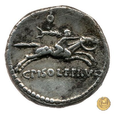 408/1 - denario C. Calpurnius Piso L.f. Frugi 67 a.C. (Roma)