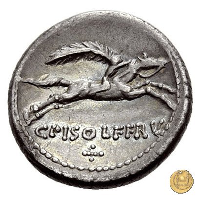 408/1 - denario C. Calpurnius Piso L.f. Frugi 67 BC (Roma)