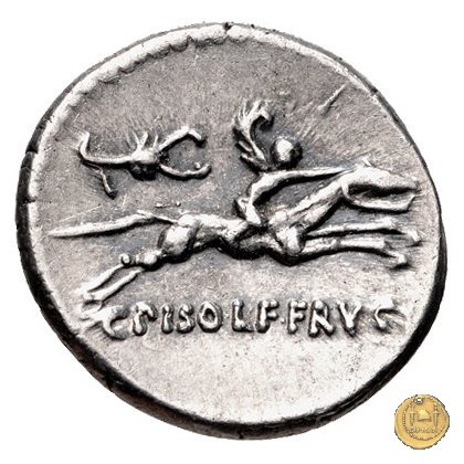 408/1 - denario C. Calpurnius Piso L.f. Frugi 67 BC (Roma)