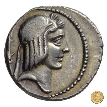 408/1 - denario C. Calpurnius Piso L.f. Frugi 67 BC (Roma)