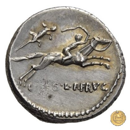 408/1 - denario C. Calpurnius Piso L.f. Frugi 67 BC (Roma)