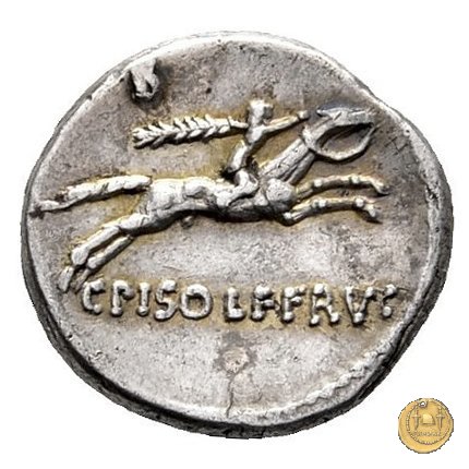 408/1 - denario C. Calpurnius Piso L.f. Frugi 67 BC (Roma)