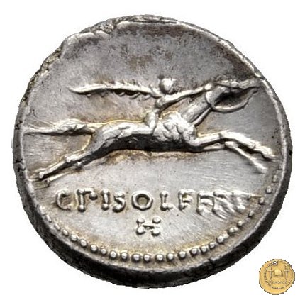 408/1 - denario C. Calpurnius Piso L.f. Frugi 67 BC (Roma)