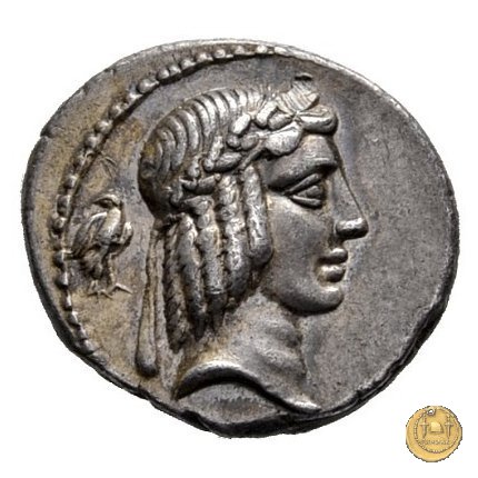 408/1 - denario C. Calpurnius Piso L.f. Frugi 67 BC (Roma)