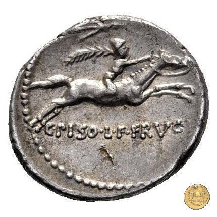 408/1 - denario C. Calpurnius Piso L.f. Frugi 67 BC (Roma)